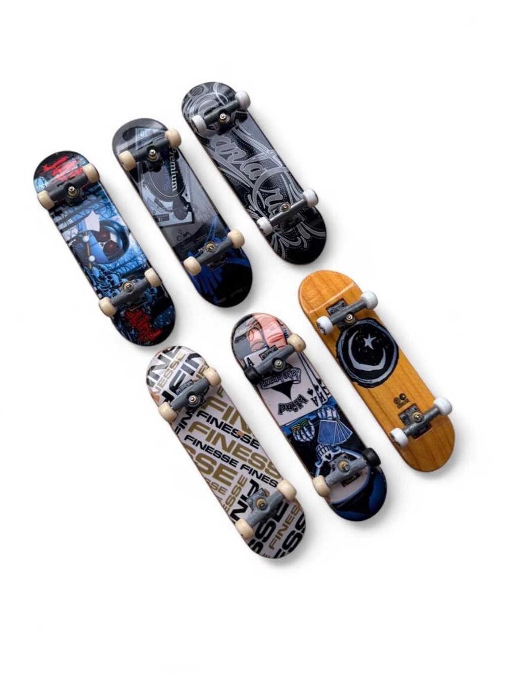 Tech Deck Mini Fingerboard Lot – 6 Pieces